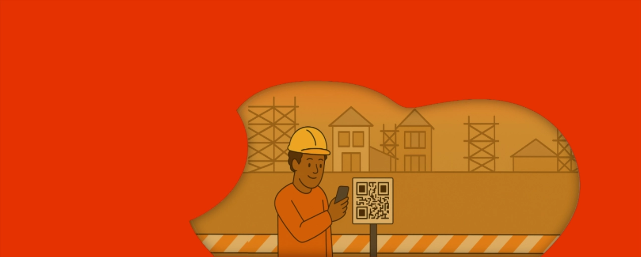 Contractors can sign in with QR codes